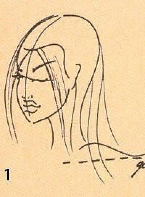 Схема женской стрижки Каскад? 01