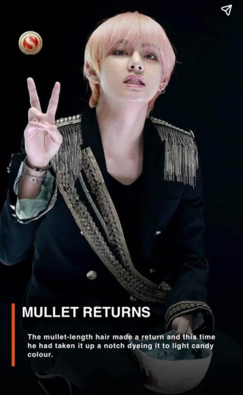 Как уложить длинные волосы с участием Ви из BTS? 09