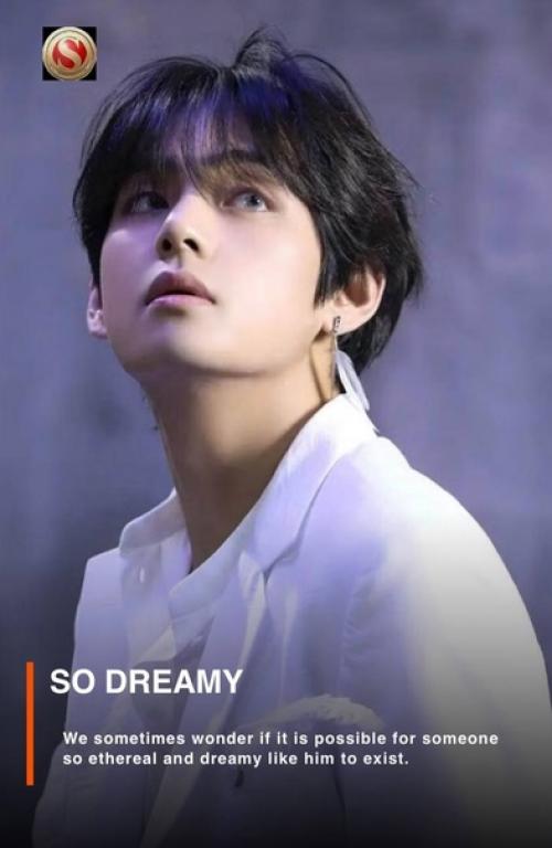 Как уложить длинные волосы с участием Ви из BTS? 08