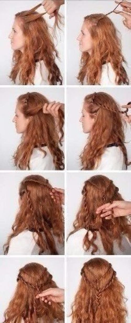 Уроки быстрых и красивых причесок? 05