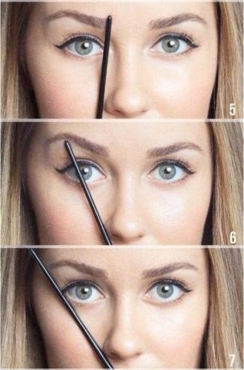 Как придать идеальную форму бровям. 01