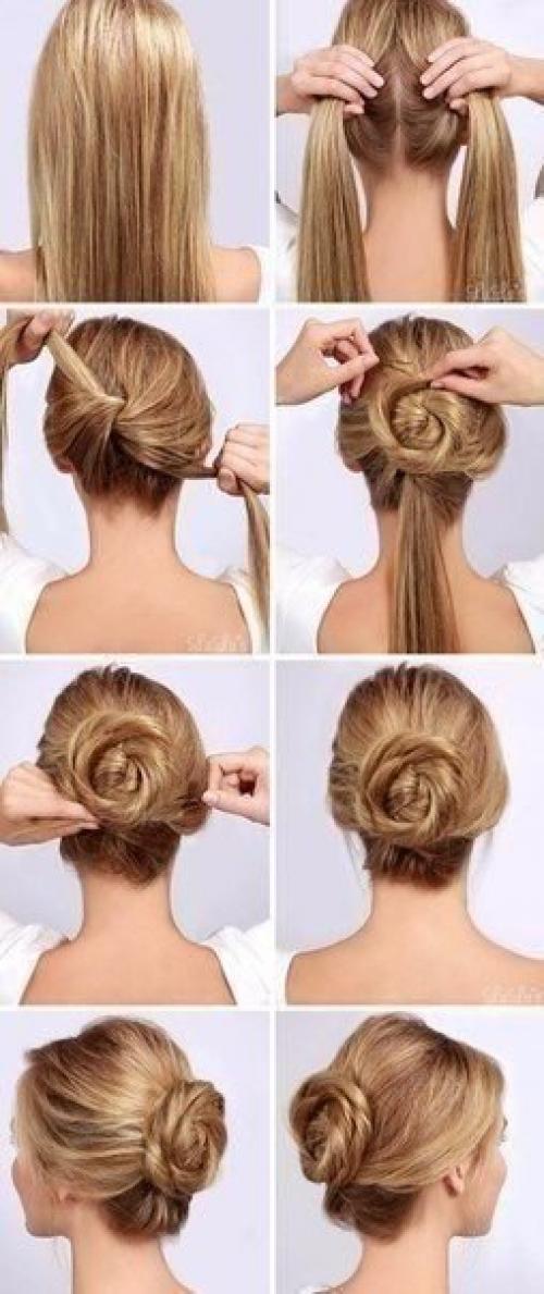 Уроки быстрых и красивых причесок? 08