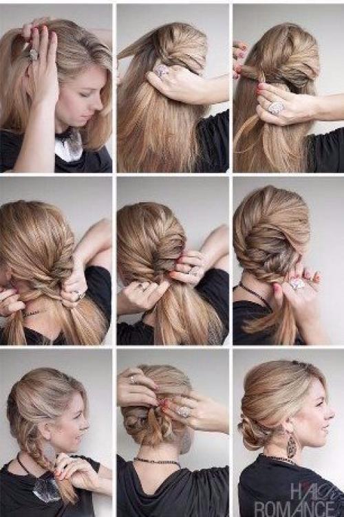 Уроки быстрых и красивых причесок? 04