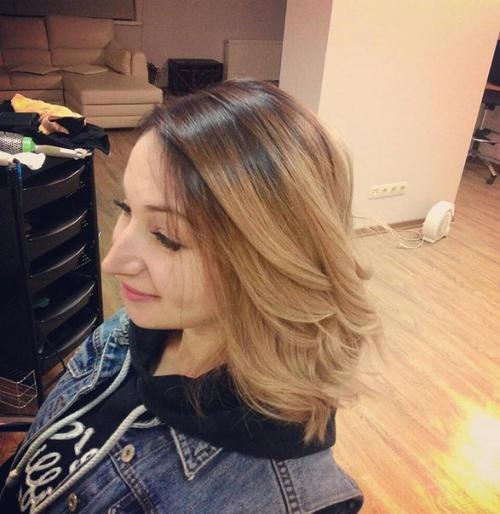 Модные и грамотные окрашивания волос - омбре, шатуш, балаяж, блонд. 09