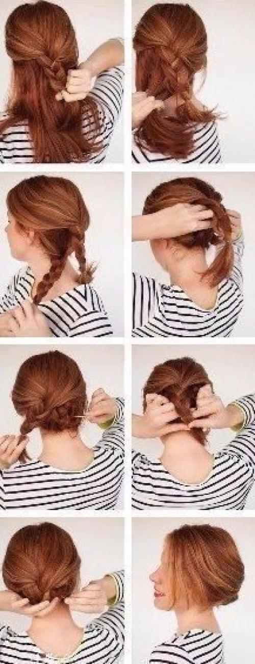 Уроки быстрых и красивых причесок? 01