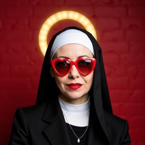 Ну все уже с искусственным интеллектом поигрались интересно примерить разные образы, прически и цвет волос. 07