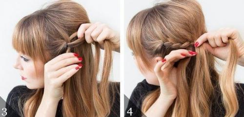 Красивая праздничная прическа за 10 минут? 01