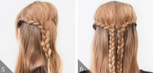 Красивая праздничная прическа за 10 минут? 02