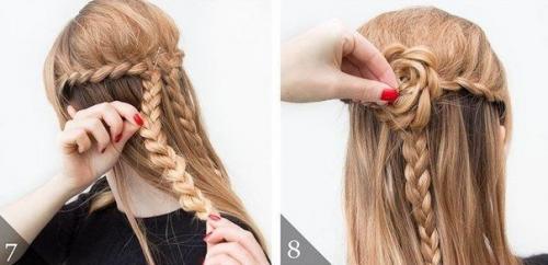 Красивая праздничная прическа за 10 минут? 03