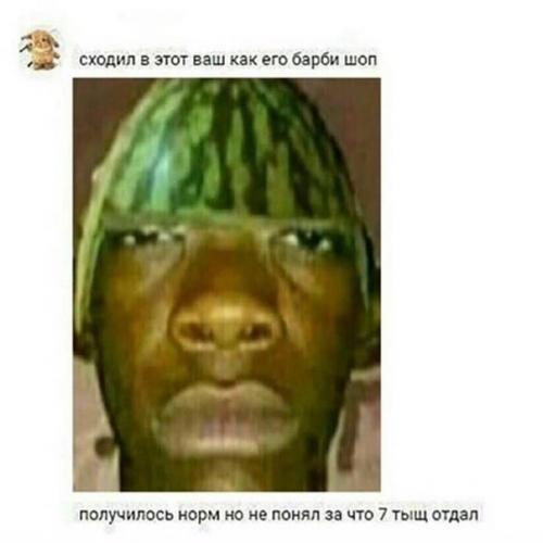 Сходил в этот ваш Барби шоп - мем, в котором высмеиваются нелепые прически и модные барбершопы. 01