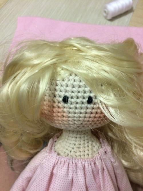 Мк Прическа кукле из тресс. 09 Мк Прическа кукле из тресс. 09