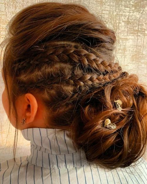 Прически бывают обычными и абсолютно невообразимыми, . 02