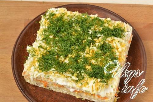 Закусочный торт. Ингредиенты: 06 Закусочный торт. Ингредиенты: 06