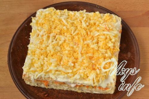 Закусочный торт. Ингредиенты: 05 Закусочный торт. Ингредиенты: 05