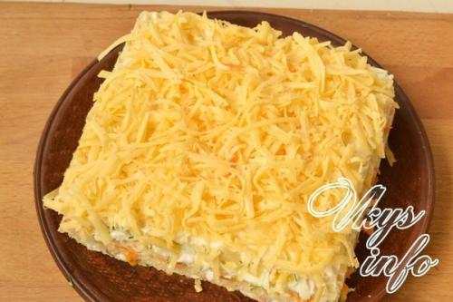 Закусочный торт. Ингредиенты: 07 Закусочный торт. Ингредиенты: 07