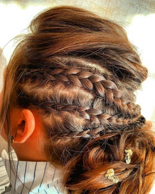 Прически бывают обычными и абсолютно невообразимыми, . 03