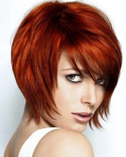 Многослойный боб с челкой. 03