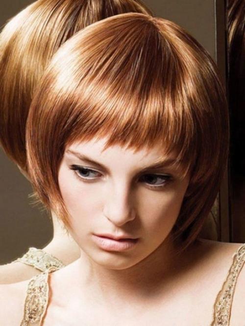 Многослойный боб с челкой. 02