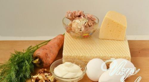 Закусочный торт. Ингредиенты: 01 Закусочный торт. Ингредиенты: 01