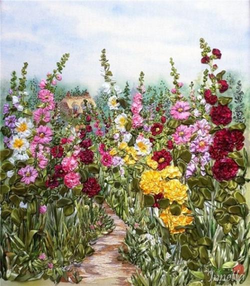 Вышивка атласными лентами. 02 Вышивка атласными лентами. 02