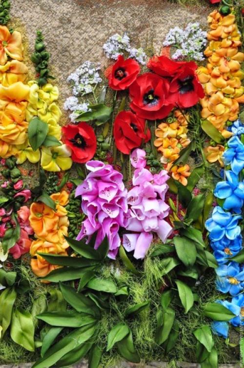 Вышивка атласными лентами. 04 Вышивка атласными лентами. 04