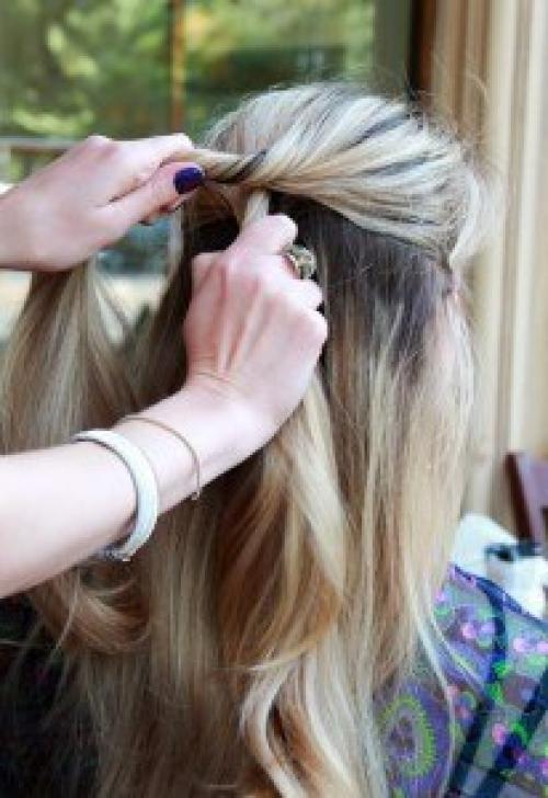 Коса веревка. Прически@Girls_906090. 02