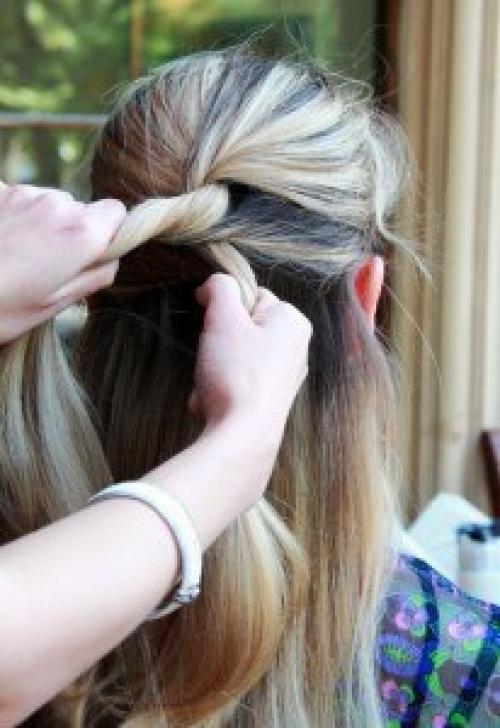 Коса веревка. Прически@Girls_906090. 03