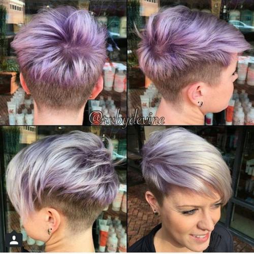 Короткие женские стрижки внесут в ваш облик немного бунтарства и задорности! 05