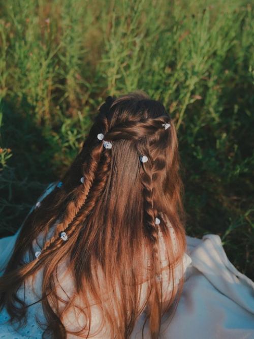 Я с детства разные косички и прически любила! 01 Я с детства разные косички и прически любила! 01