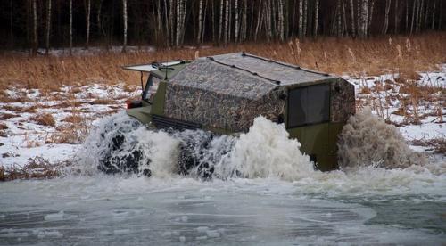 По реке аки посуху: тест-драйв вездехода Шерп? 07 По реке аки посуху: тест-драйв вездехода Шерп? 07