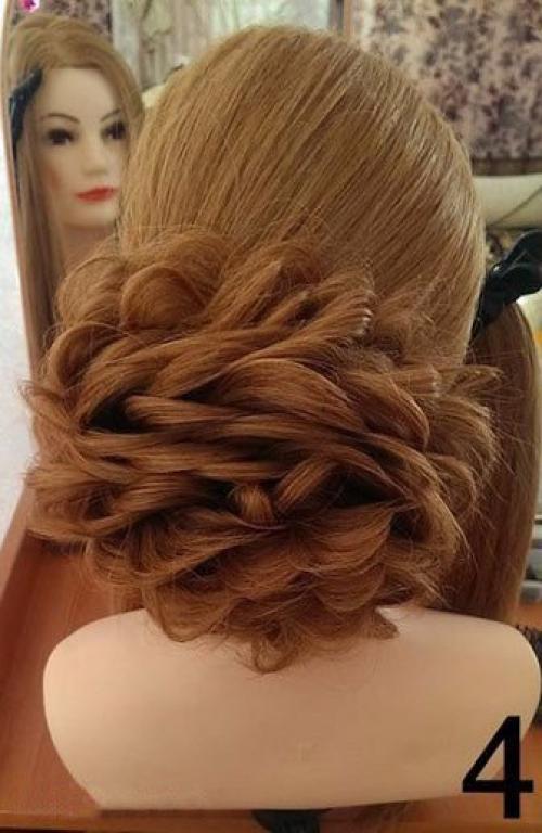 Вечерняя/праздничная прическа, с которой хоть на красную дорожку. 04