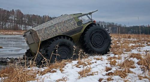 По реке аки посуху: тест-драйв вездехода Шерп? 08 По реке аки посуху: тест-драйв вездехода Шерп? 08