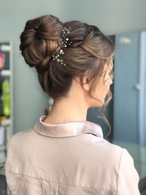 Красотка невеста с прической и макияжем от меня. 05