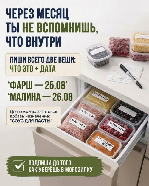 Морозилка забита, а найти в ней ничего невозможно? 03