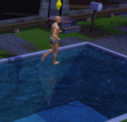 Первое фото просто мой персонаж моется с тарелкой, а второе это после обновы. 01