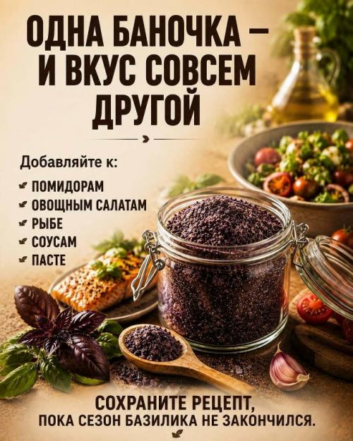 Пока сезон базилика - обязательно сделайте эту соль. 04