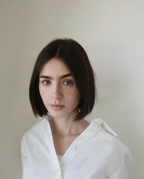 Лазерный боб: так выглядит самая модная осенняя стрижка для тонких волос лучший выбор для смены имиджа после жаркого лета. 02