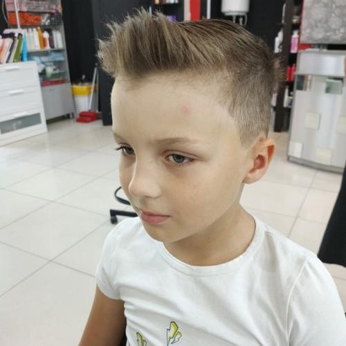 Модные, стильные детские стрижки для моих любимых модников. 01
