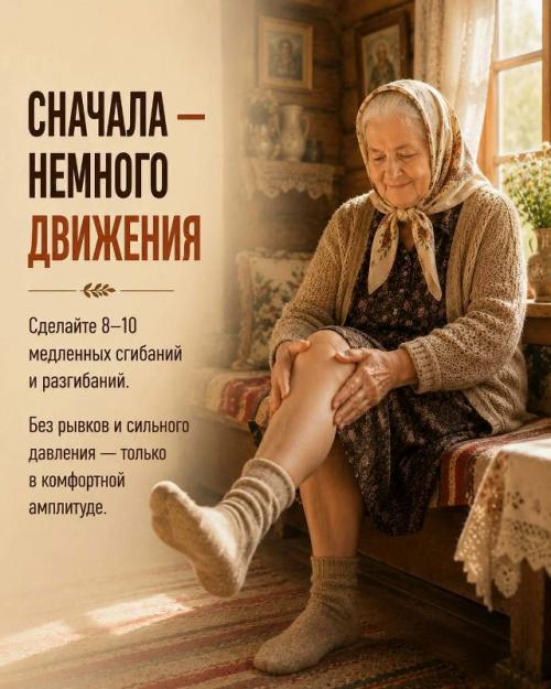 В случае если к вечеру суставы начинают ныть и появляется скованность - попробуйте простой домашний способ. 02