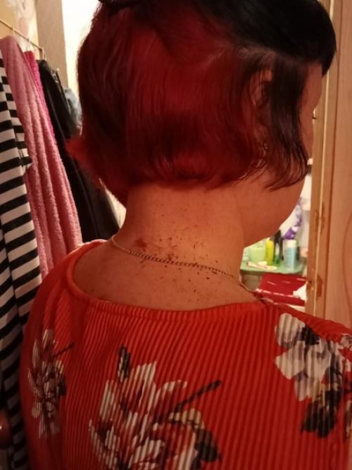 Хочу сообщить.  Я решила сходить подстричься и покрасить волосы, креативную причёску сделать. 02