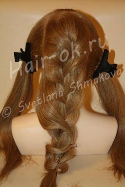 Красивая прическа из завитков? 03