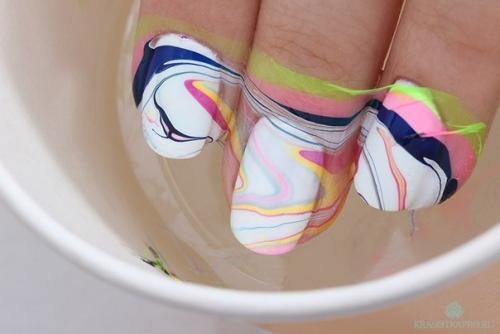 Техника водного маникюра? 04 Техника водного маникюра? 04