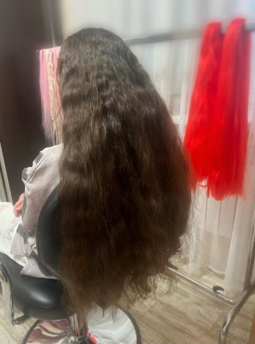 Когда мама Арины прислала мне фото волос дочи, я не оценила весь фронт работ! 02