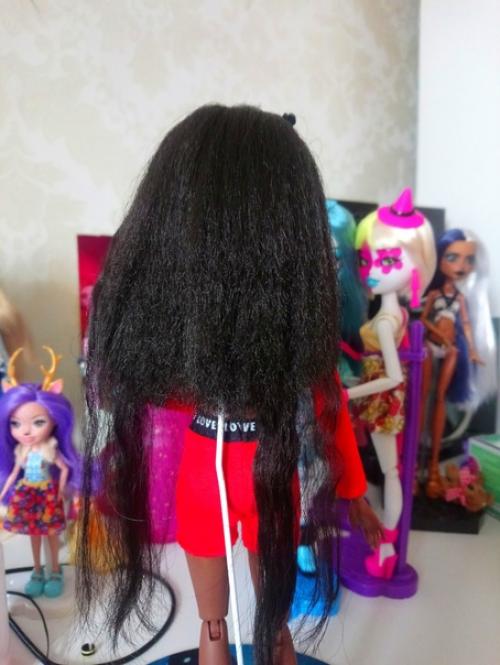 Фото на память.  Разнообразие причесок хорошо, но мне эта мочалка критически не понравилась с самого начала. 03