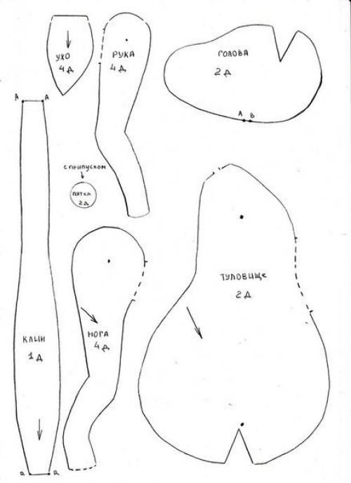 Мк и выкройка Лошадка. 03 Мк и выкройка Лошадка. 03