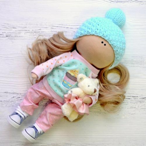 Дорогие девочки!  Вот таких замечательных куколок мы научились шить на закрытом пошиве куколка - малышка. 03