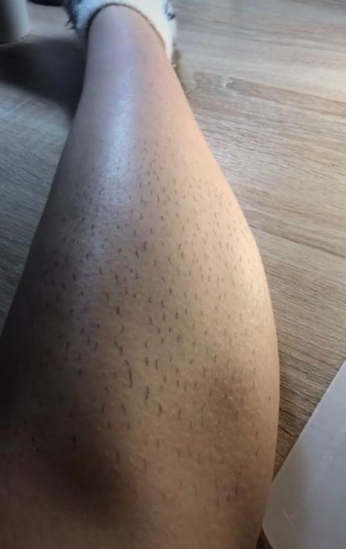 Решила попробовать понять девушек, которые не эпилируют ноги. 02