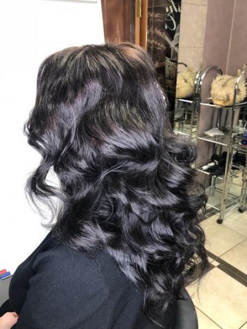 Сегодня прошёл первый урок у девочек на курсе,, коммерческие прически,, . 03