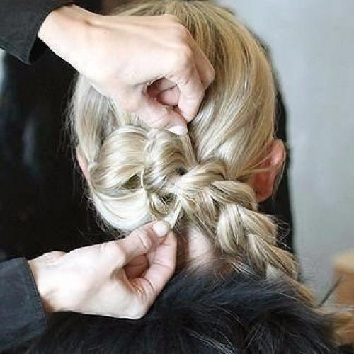 Легкая прическа на каждый день и вечер? 08