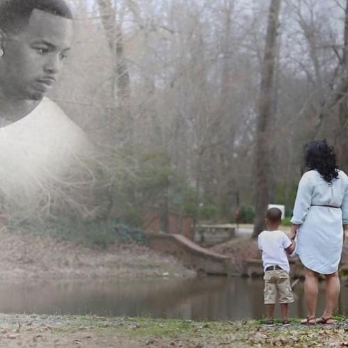 Сильный фотосет. Отец из жизни до рождения своего сына ушел. 03